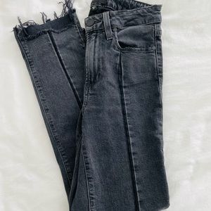 PAIGE Black Cropped Jeans